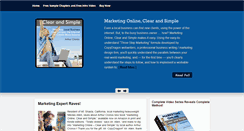 Desktop Screenshot of marketingonlineclearandsimple.com